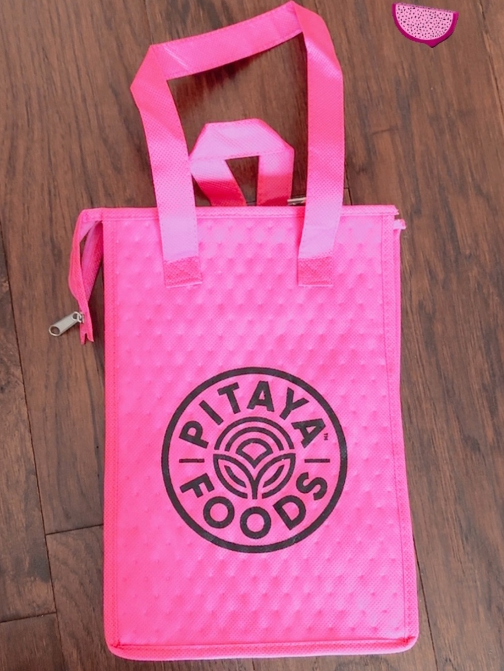 Cute Pink Cooler Tote Bag Pitaya Foods new